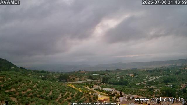 time-lapse frame, Torreta Alta webcam