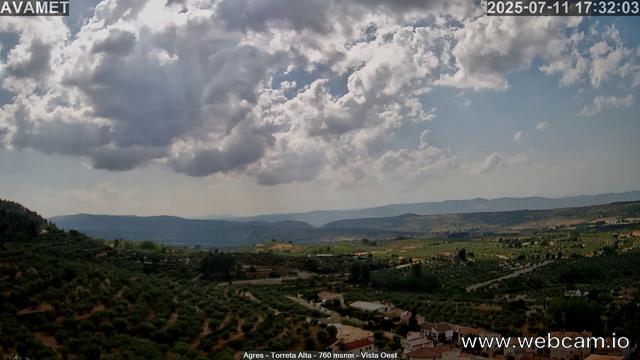 time-lapse frame, Torreta Alta webcam