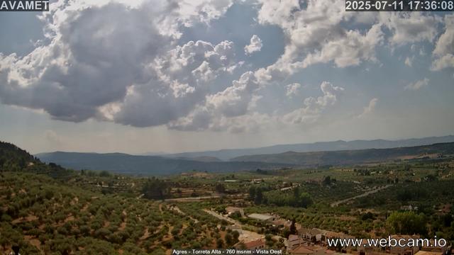 time-lapse frame, Torreta Alta webcam