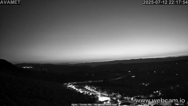 time-lapse frame, Torreta Alta webcam