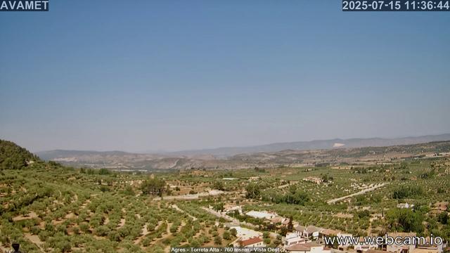 time-lapse frame, Torreta Alta webcam