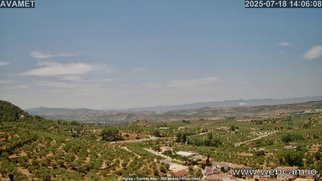 time-lapse frame, Torreta Alta webcam