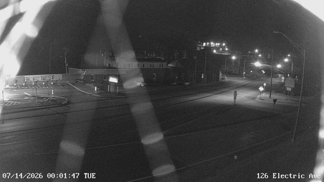 time-lapse frame, Electric Avenue - Lewistown webcam