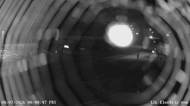 time-lapse frame, Electric Avenue - Lewistown webcam