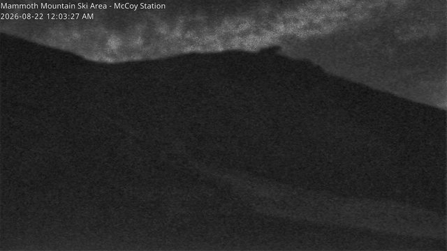 time-lapse frame, Mammoth McCoy webcam