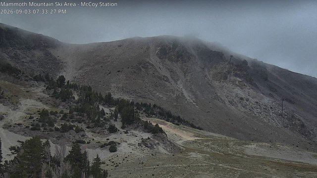 time-lapse frame, Mammoth McCoy webcam