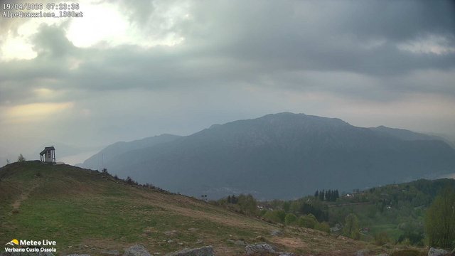 time-lapse frame, Germagno Alpe Quaggione Monte Zucaro webcam