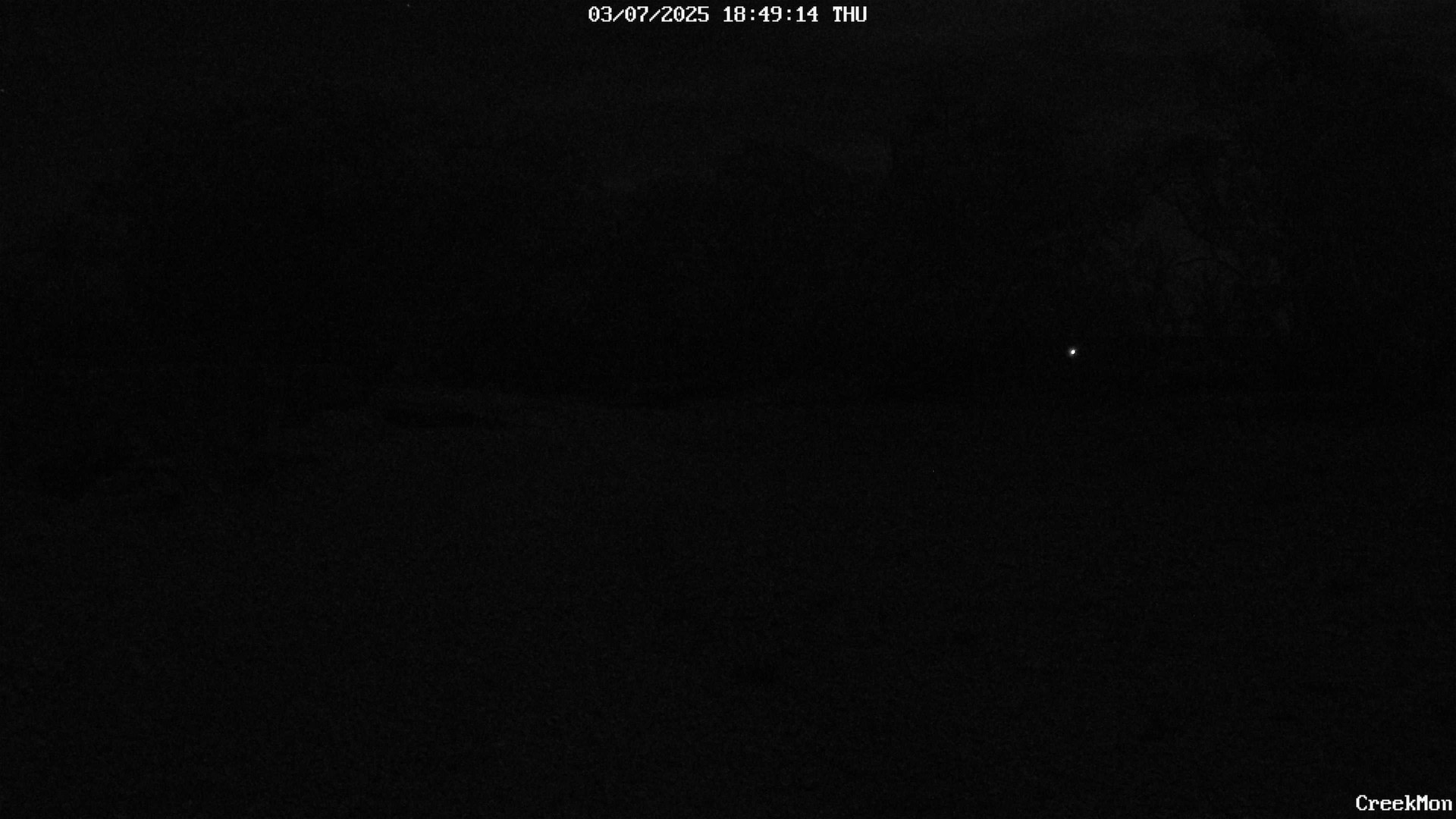 time-lapse frame, CreekCam West webcam