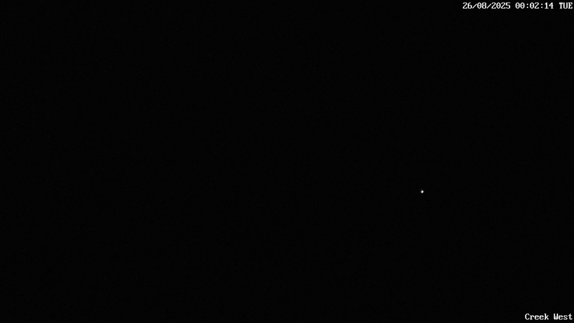 time-lapse frame, CreekCam West webcam