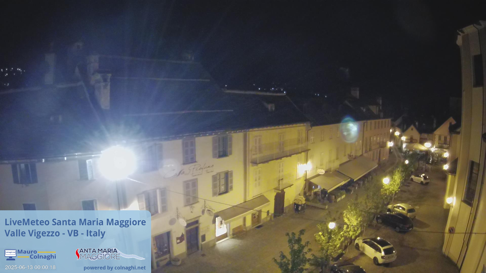 time-lapse frame, Santa Maria webcam