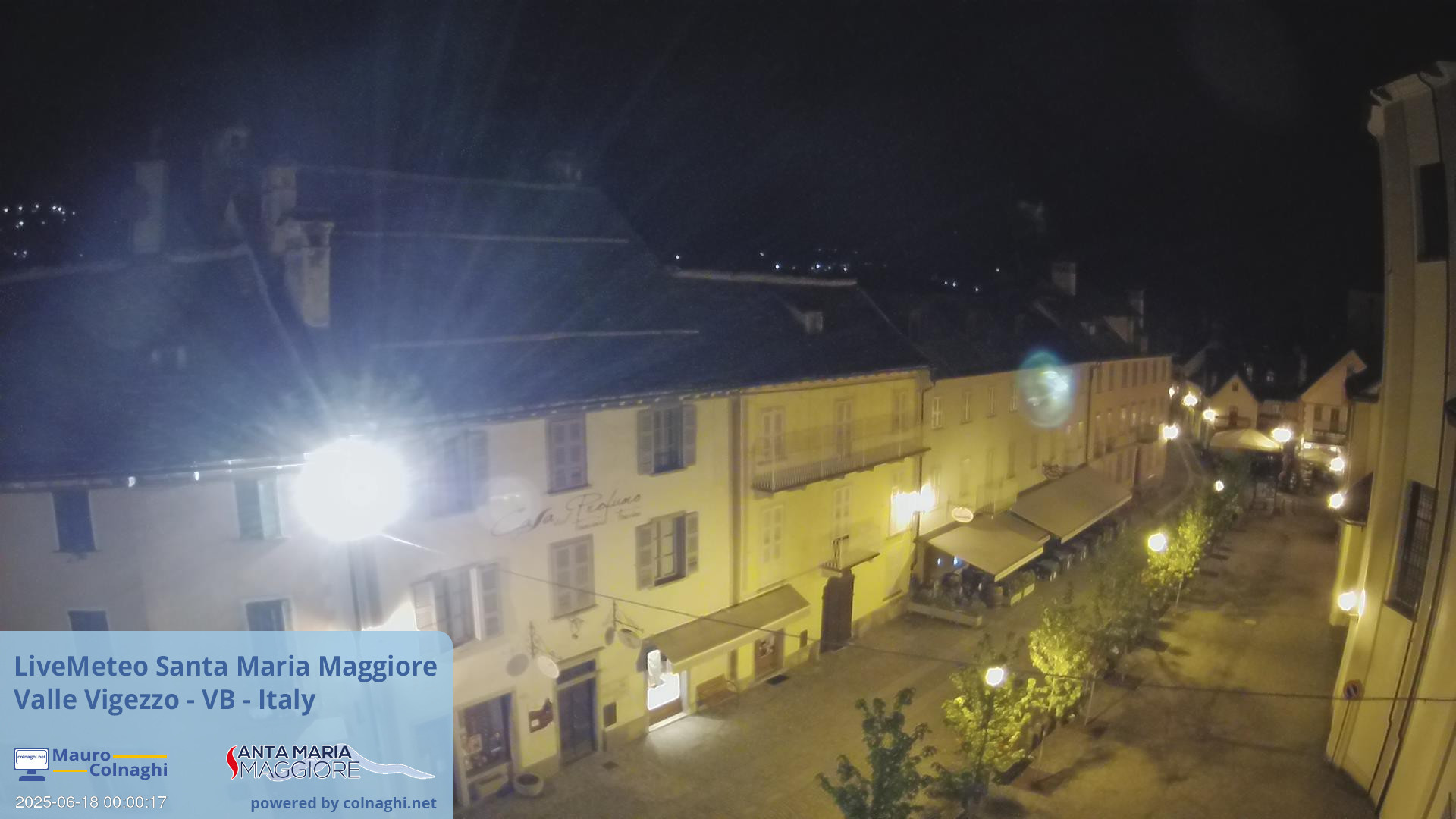 time-lapse frame, Santa Maria webcam