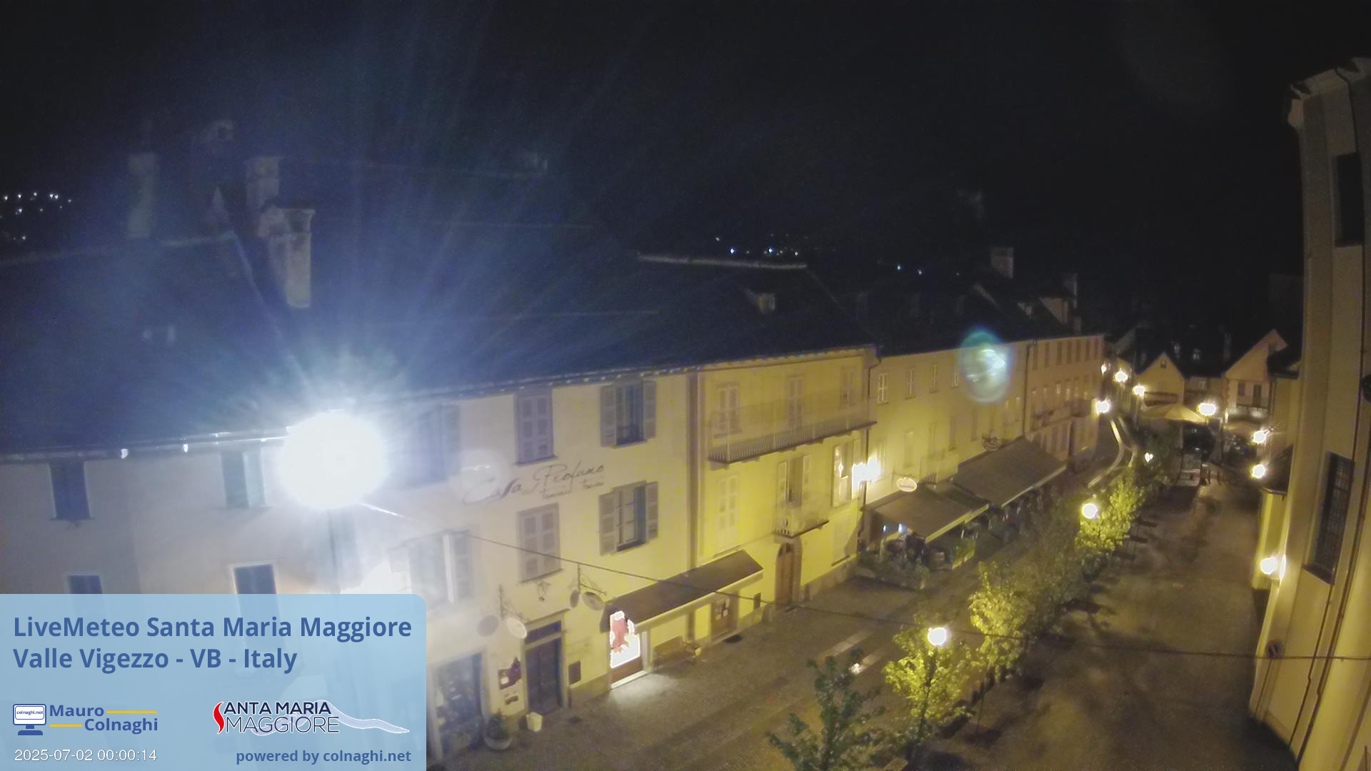 time-lapse frame, Santa Maria webcam