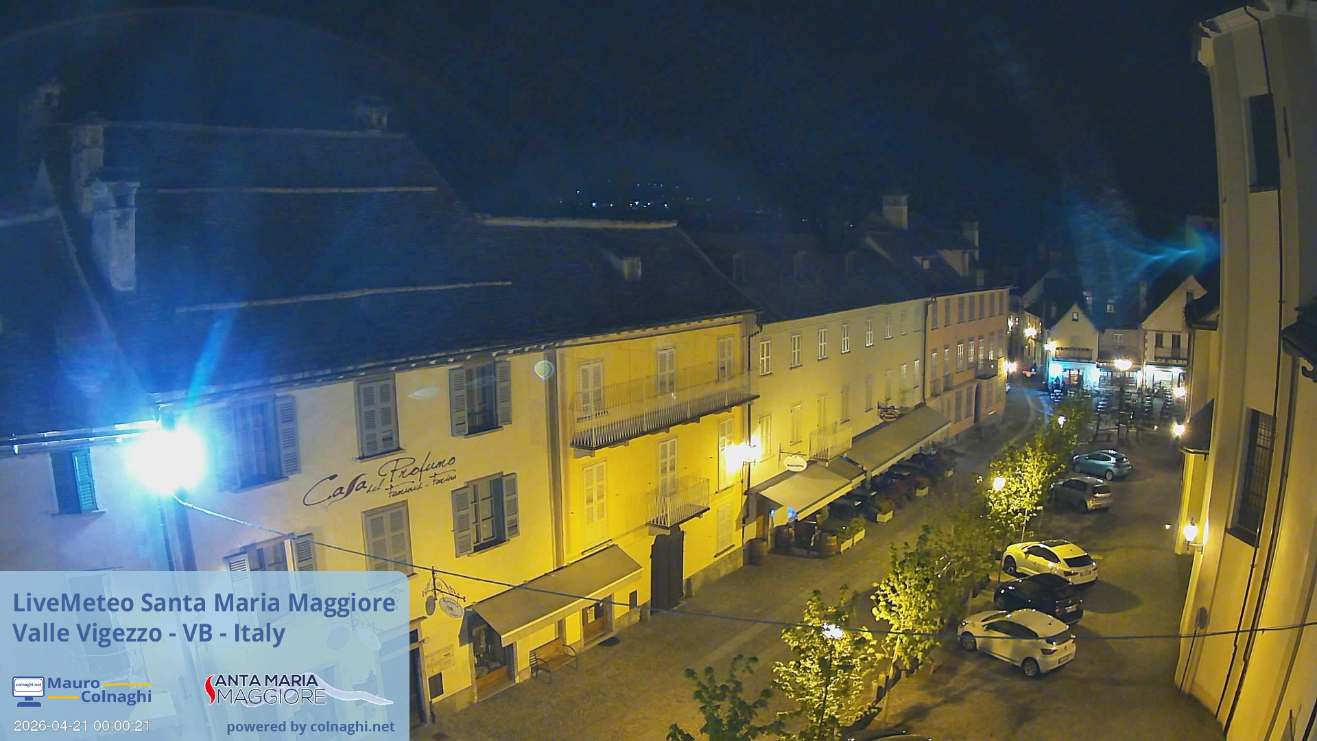 time-lapse frame, Santa Maria webcam