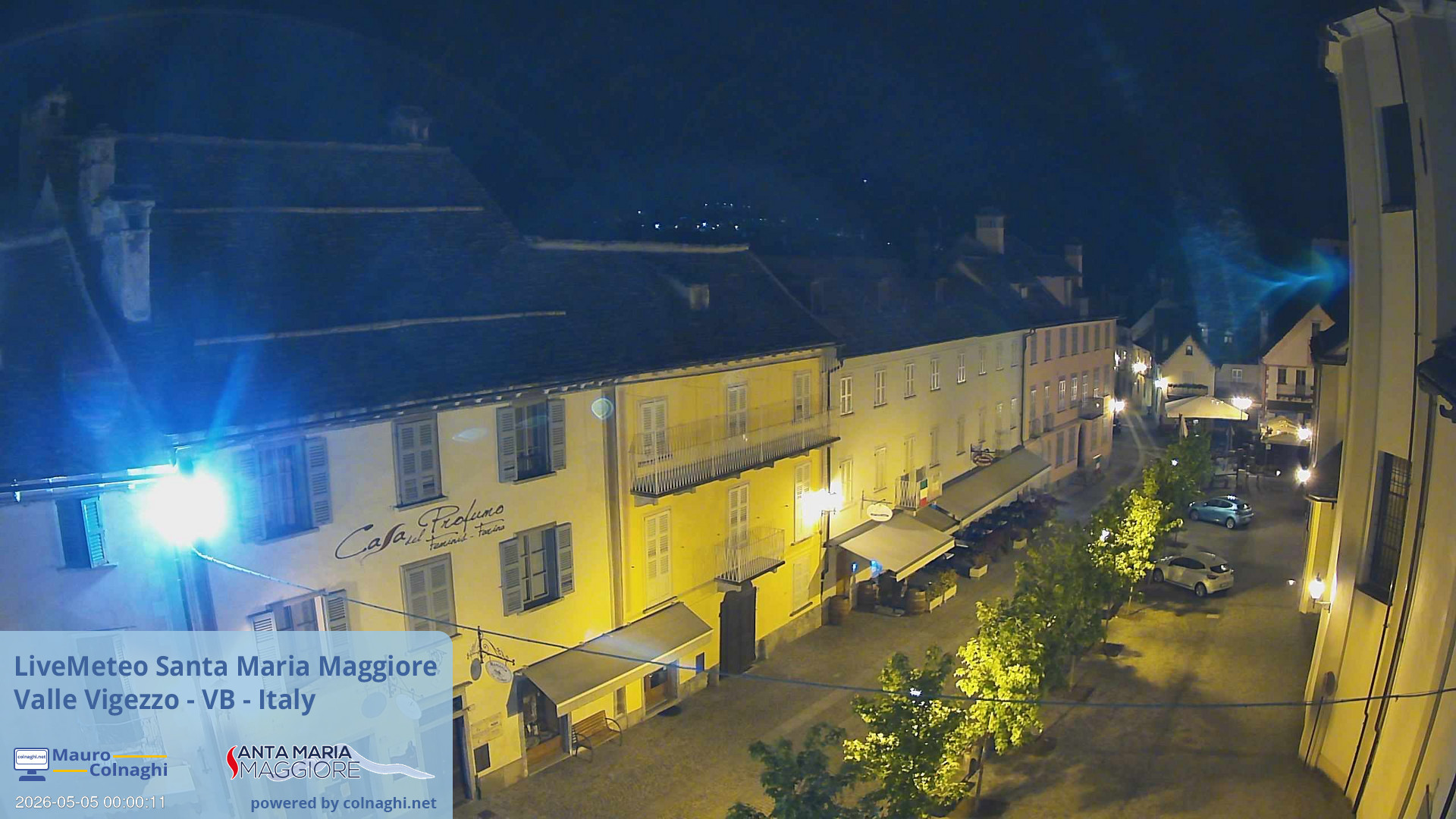 time-lapse frame, Santa Maria webcam