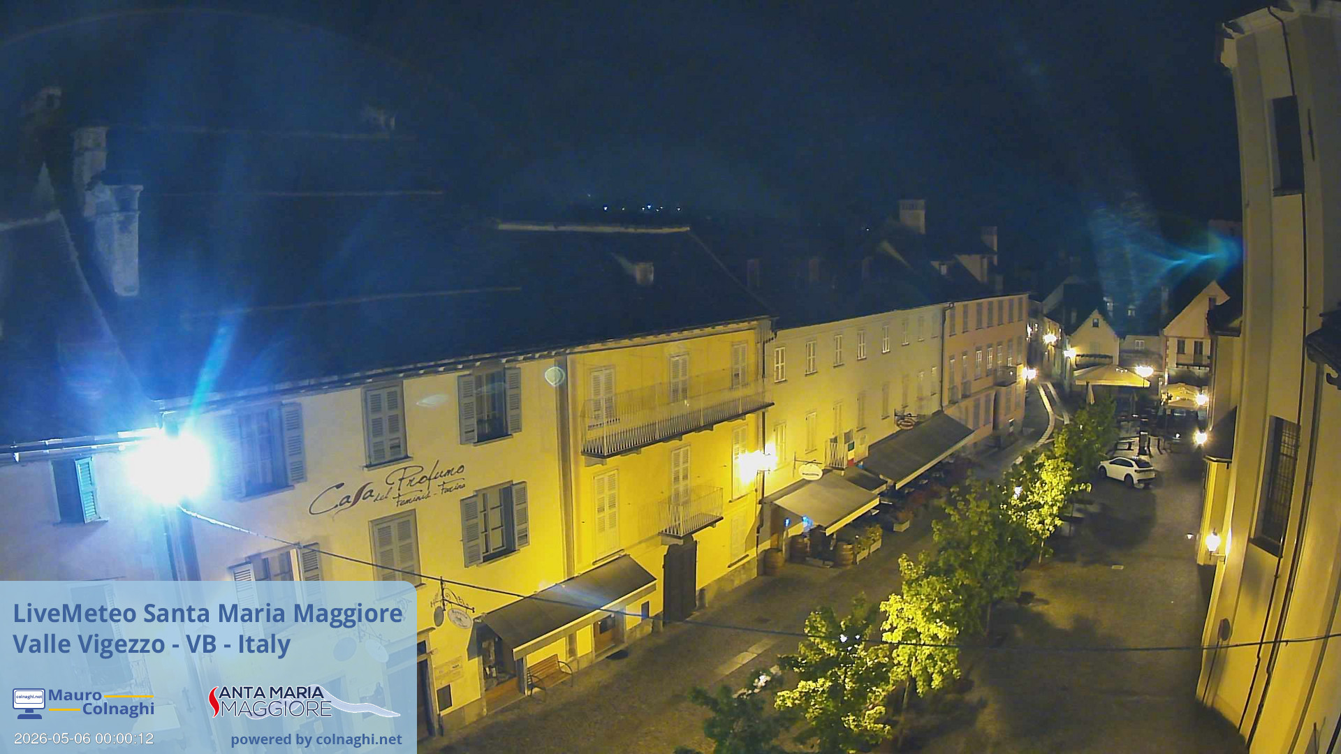 time-lapse frame, Santa Maria webcam