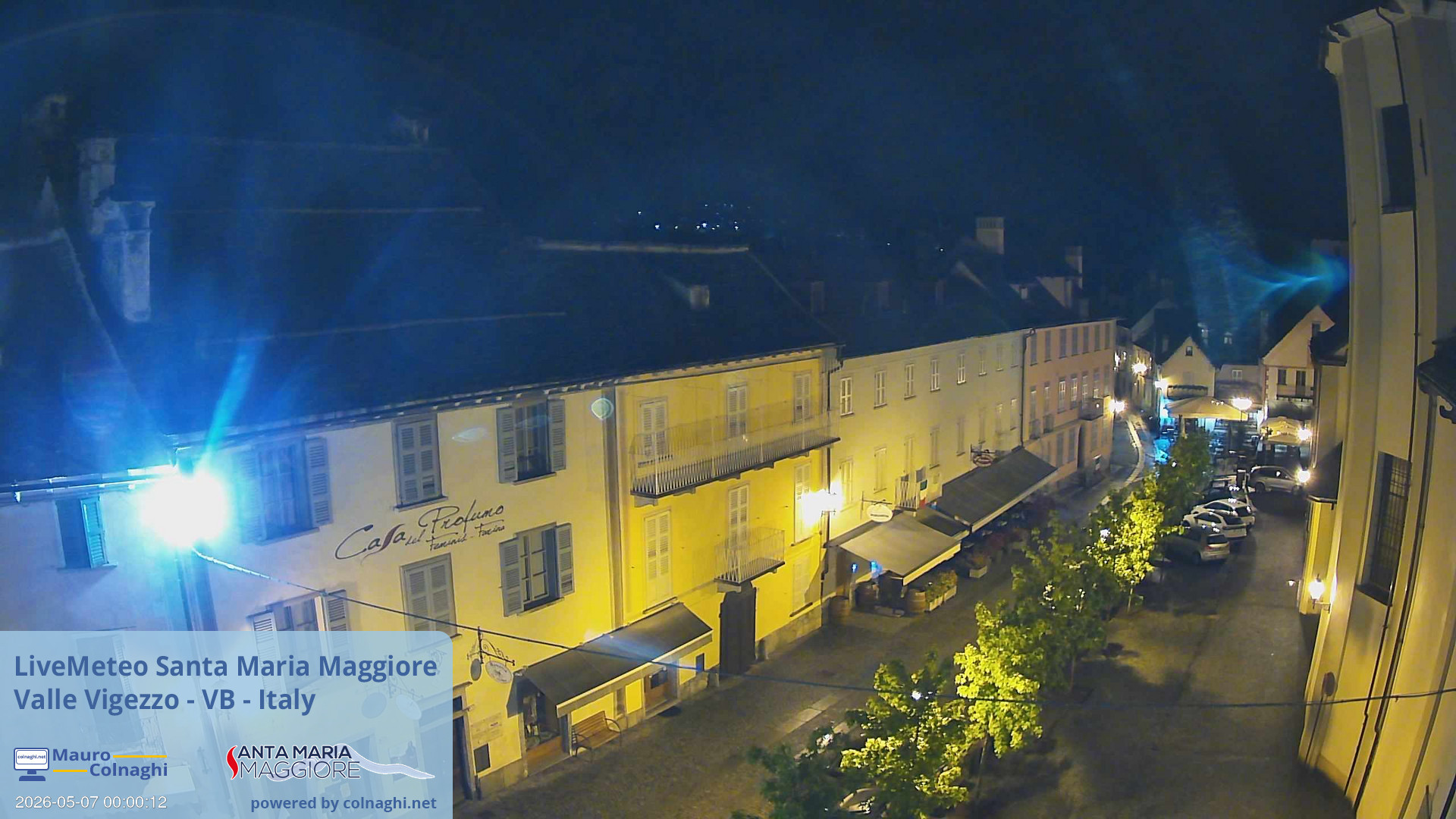 time-lapse frame, Santa Maria webcam
