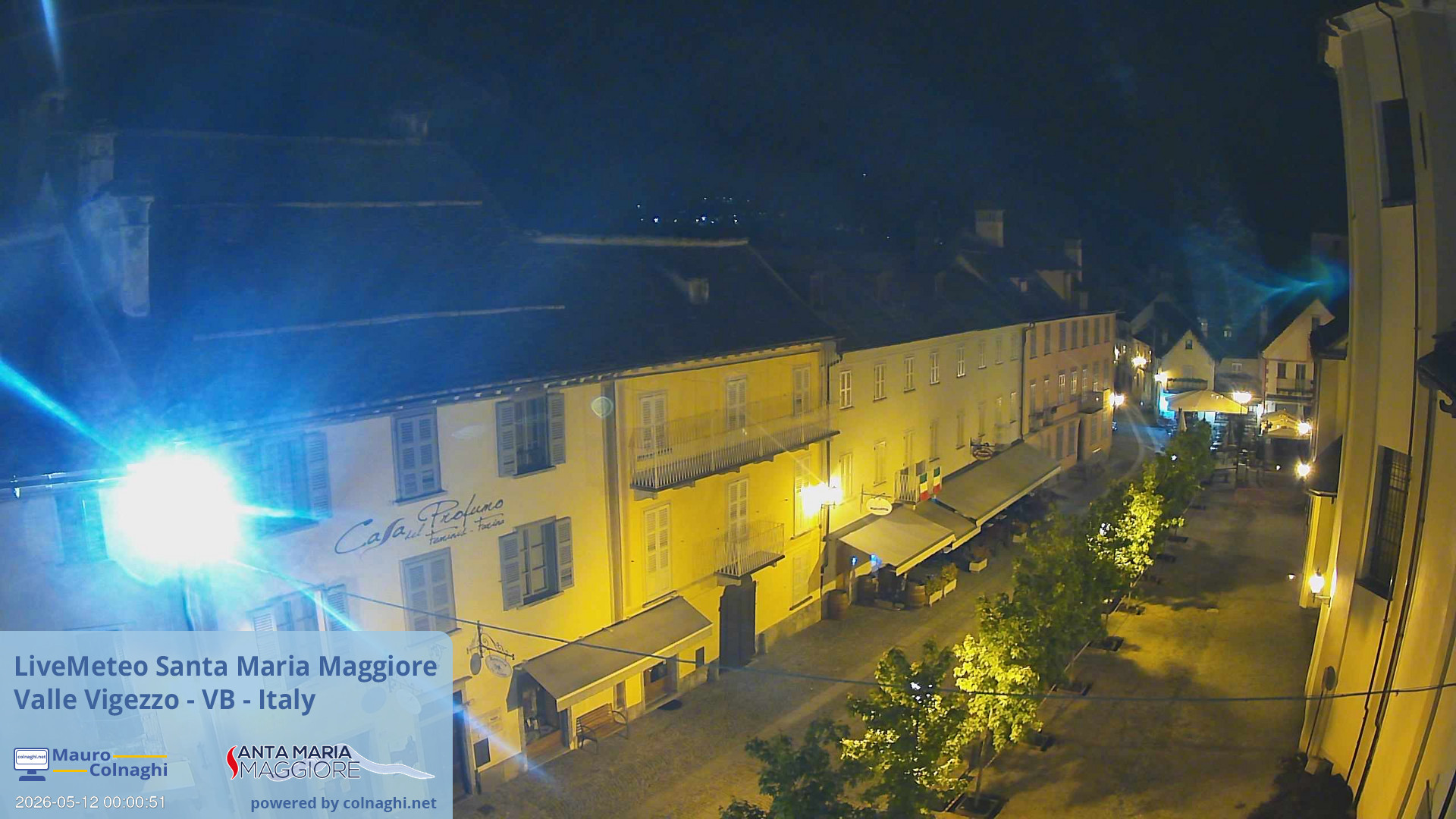 time-lapse frame, Santa Maria webcam