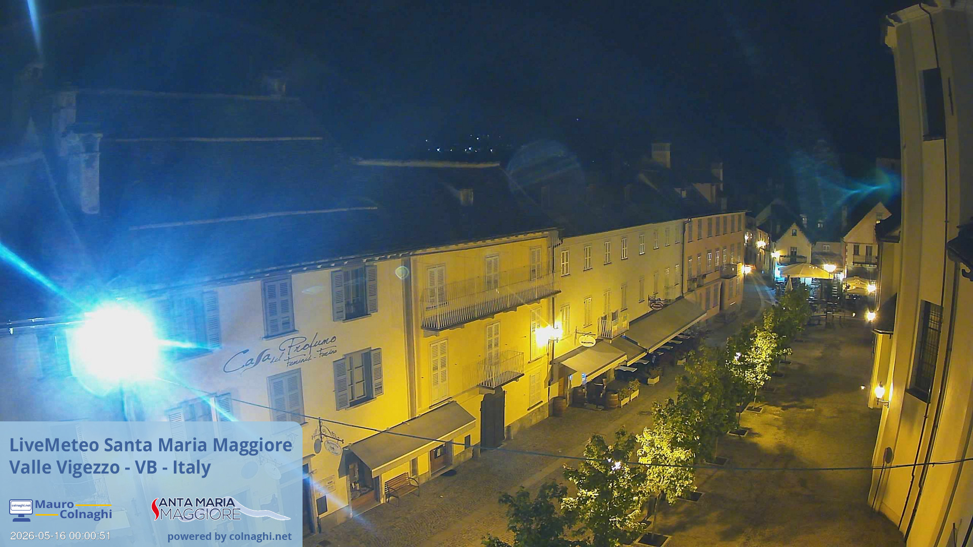 time-lapse frame, Santa Maria webcam