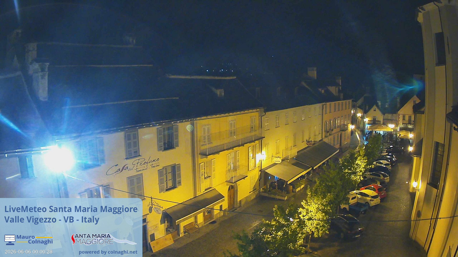 time-lapse frame, Santa Maria webcam