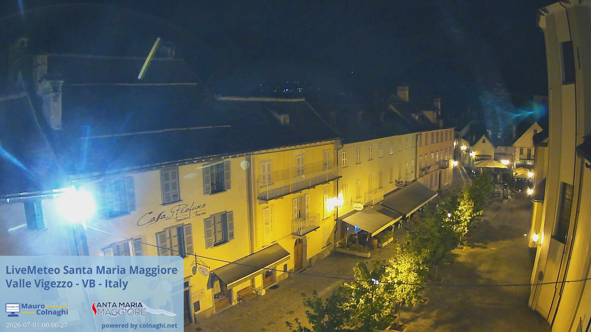 time-lapse frame, Santa Maria webcam