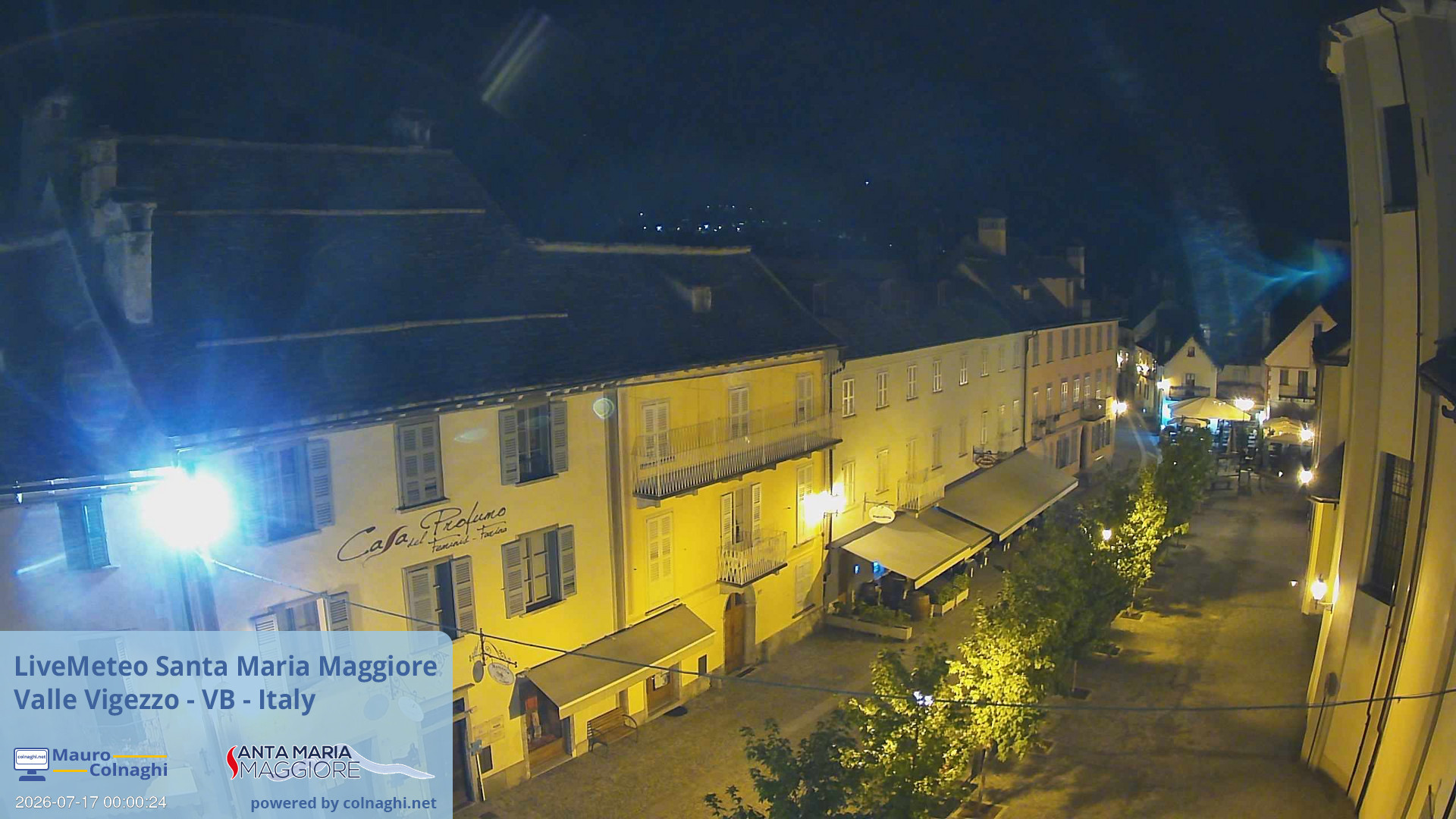 time-lapse frame, Santa Maria webcam