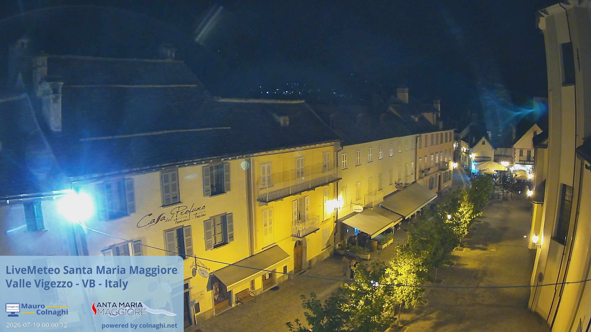 time-lapse frame, Santa Maria webcam