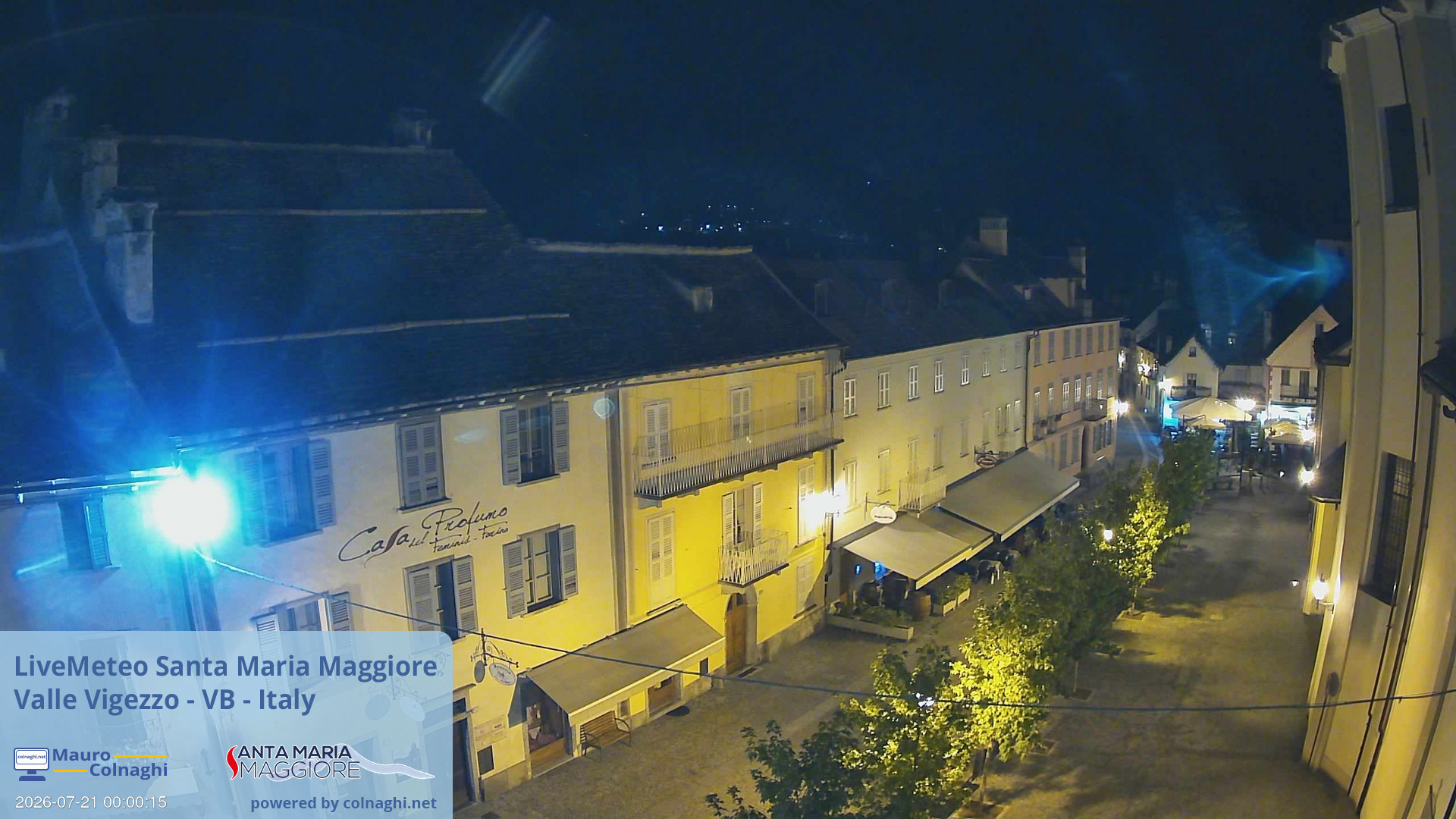 time-lapse frame, Santa Maria webcam