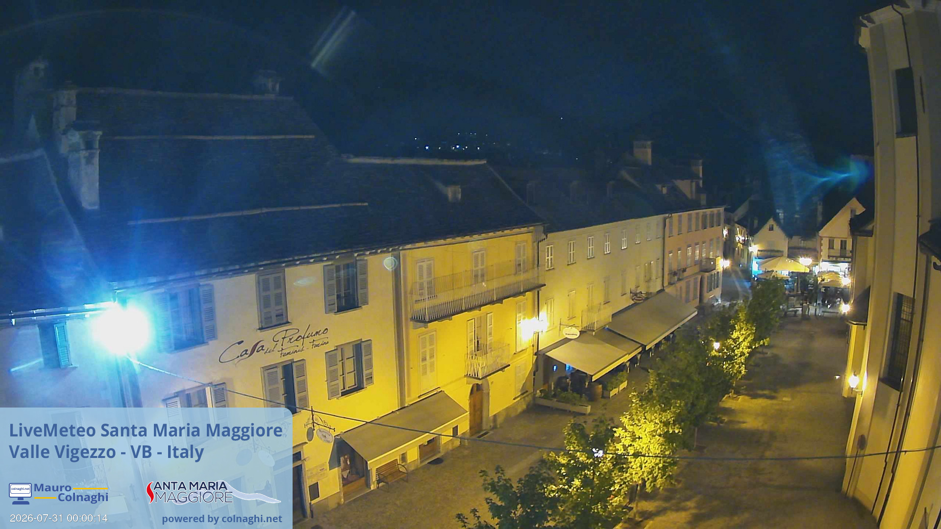 time-lapse frame, Santa Maria webcam
