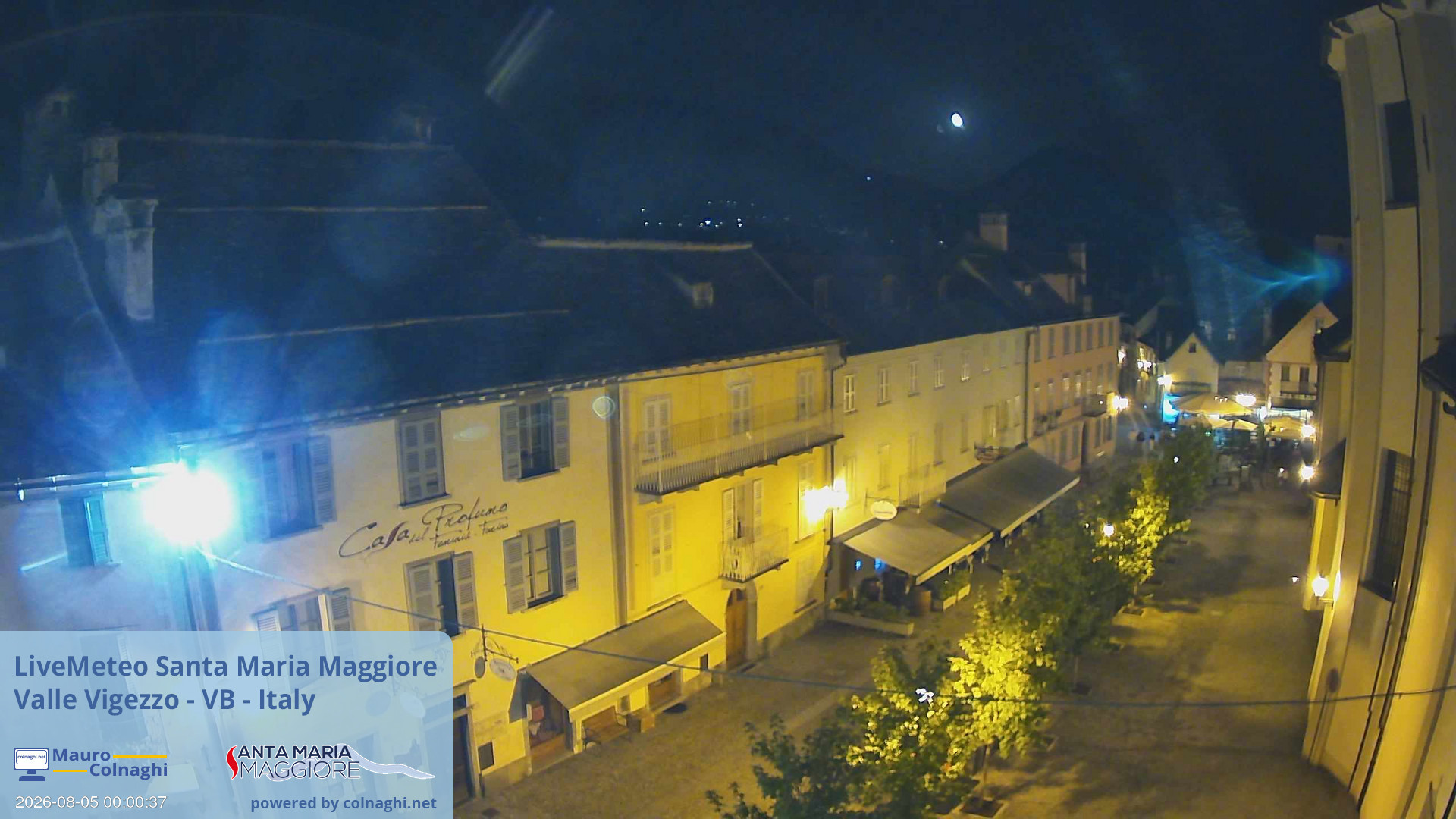 time-lapse frame, Santa Maria webcam