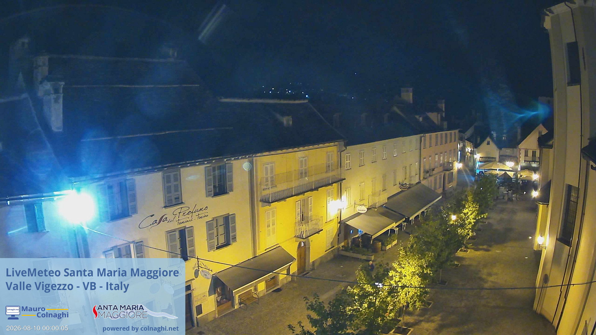 time-lapse frame, Santa Maria webcam