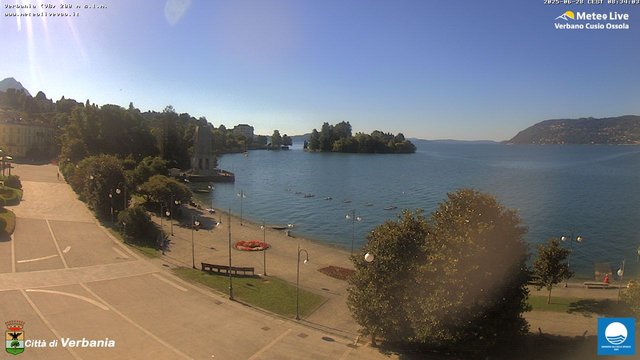 time-lapse frame, Verbania webcam
