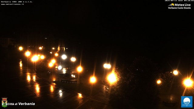 time-lapse frame, Verbania webcam