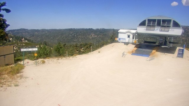 view from Snow Valley Peak Cam on 2026-08-26