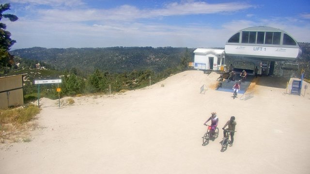 view from Snow Valley Peak Cam on 2026-08-29