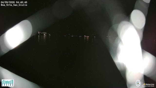 time-lapse frame, Orta San Giulio webcam