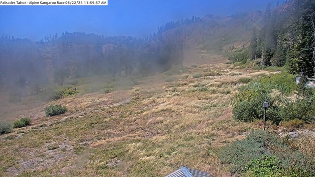 view from Palisades Tahoe Alpine Race on 2026-08-22