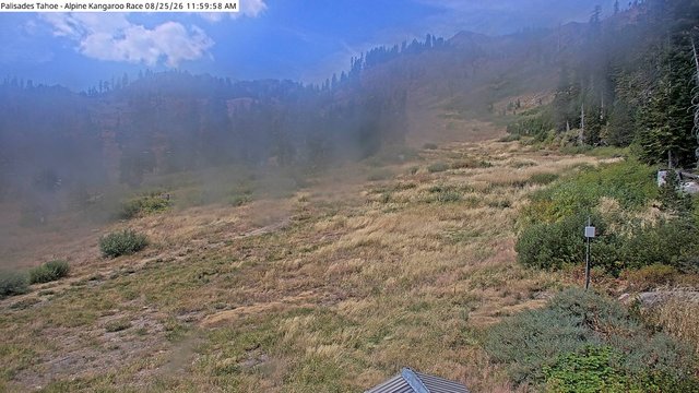 view from Palisades Tahoe Alpine Race on 2026-08-25
