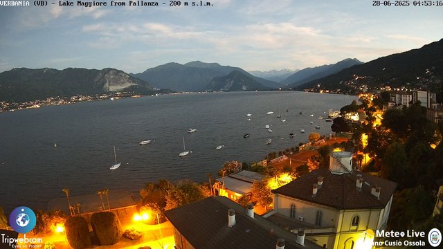time-lapse frame, Verbania vista ovest webcam