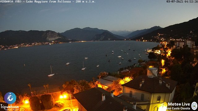 time-lapse frame, Verbania vista ovest webcam