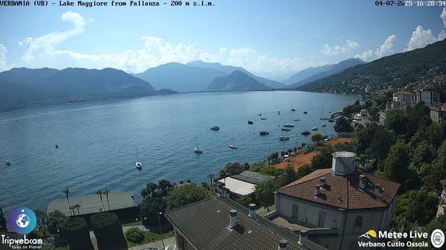time-lapse frame, Verbania vista ovest webcam
