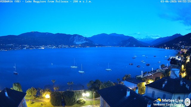 time-lapse frame, Verbania vista ovest webcam