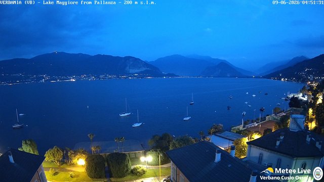 time-lapse frame, Verbania vista ovest webcam