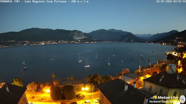 time-lapse frame, Verbania vista ovest webcam