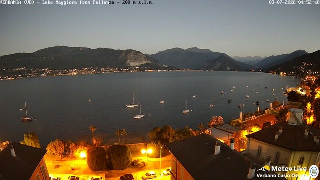 time-lapse frame, Verbania vista ovest webcam