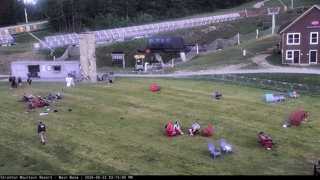view from Stratton Main Base on 2026-08-22