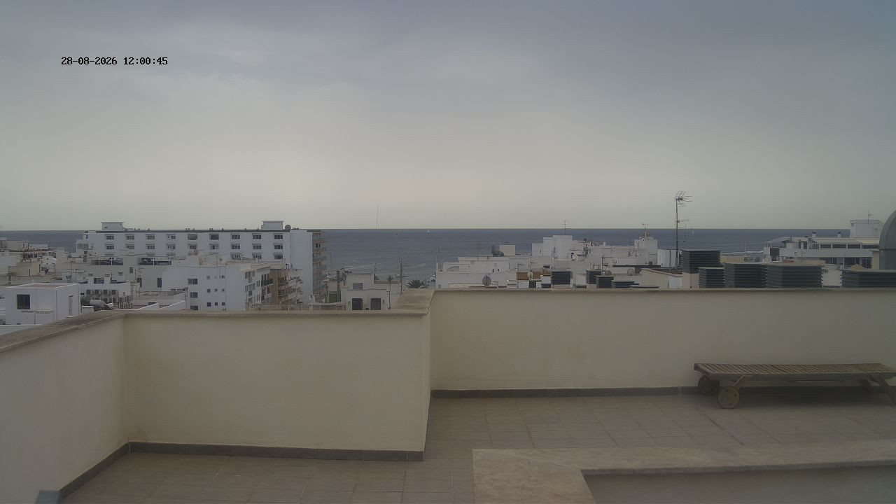 view from Santa Eulalia Wettercam on 2026-08-28