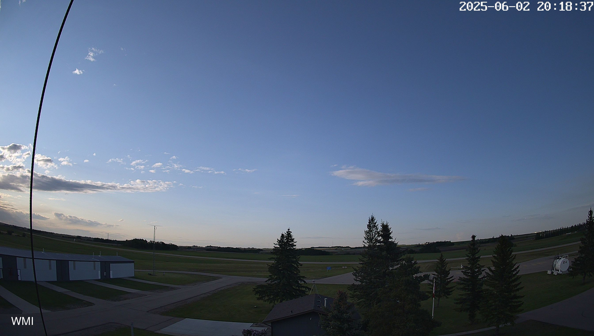 time-lapse frame, Olds Radar North webcam