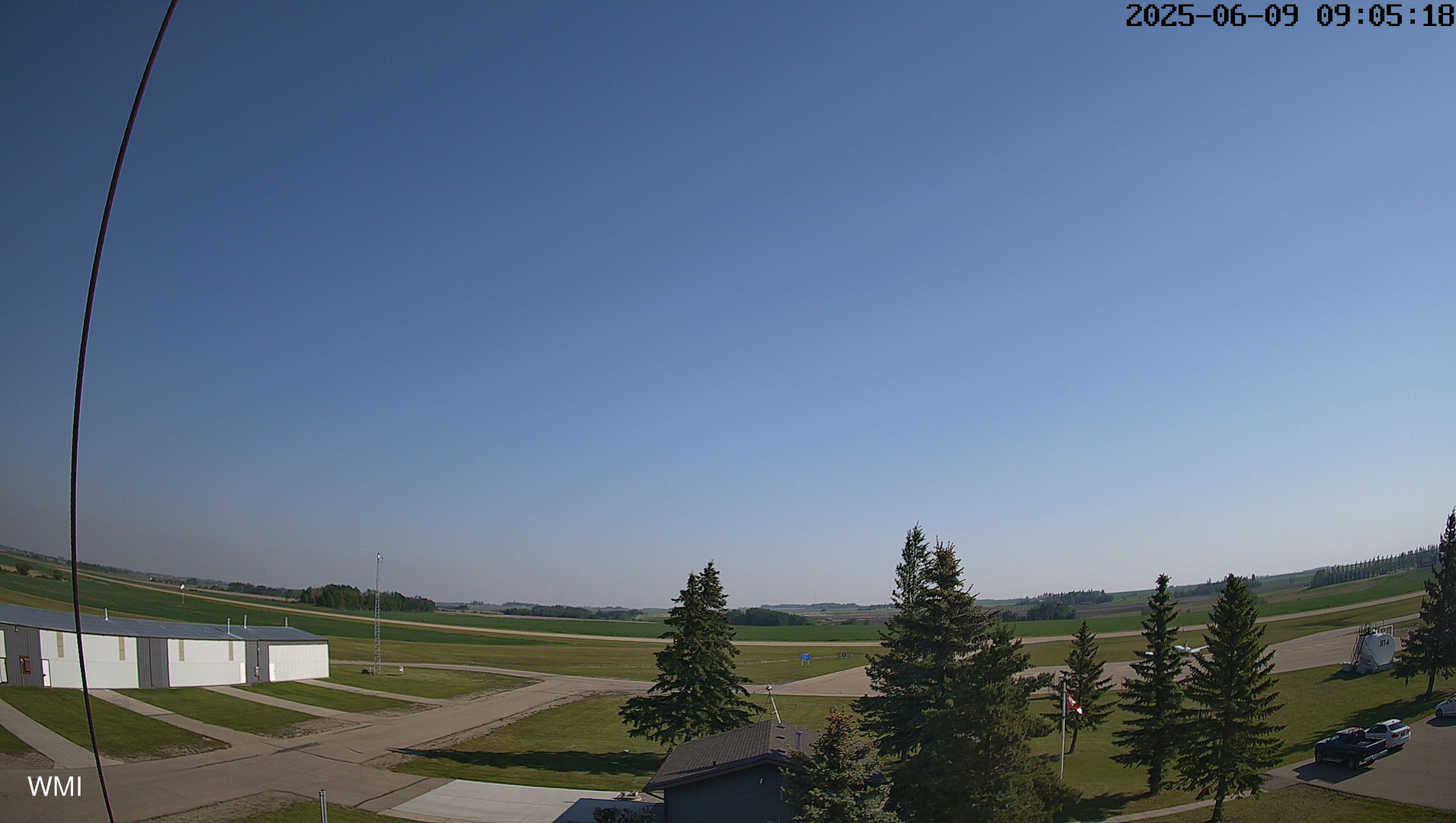 time-lapse frame, Olds Radar North webcam