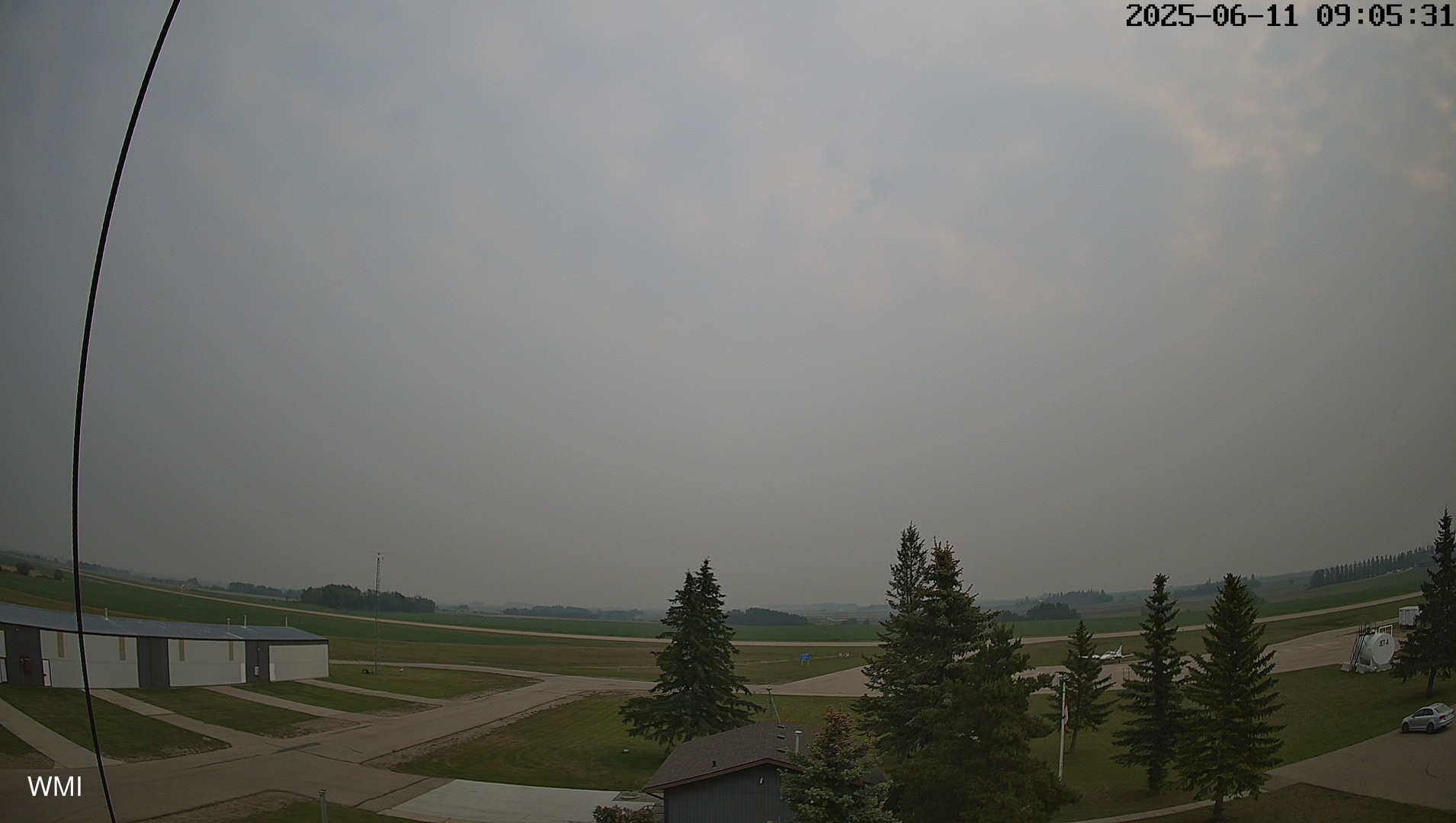 time-lapse frame, Olds Radar North webcam