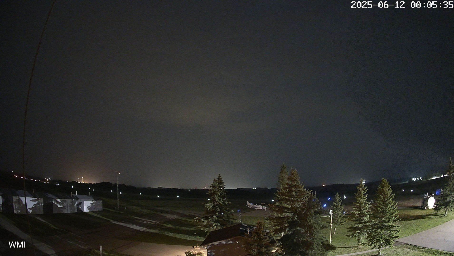 time-lapse frame, Olds Radar North webcam